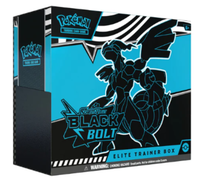 Pokemon Scarlet and Violet Black Bolt Elite Trainer Box