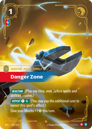 Danger Zone [Spiritforged] (182) foil