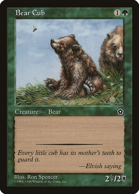 Bear Cub
Creature — Bear
2/2