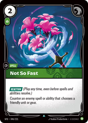 Not So Fast [Spiritforged] (45) non-foil