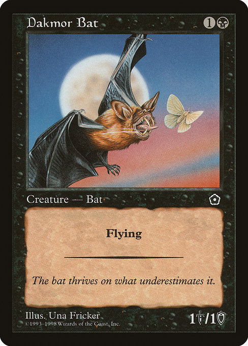 Dakmor Bat
Creature — Bat
Flying
1/1