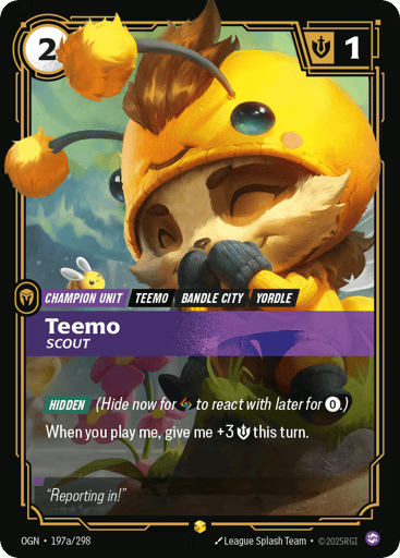 Teemo - Scout [Origins] (197a) foil