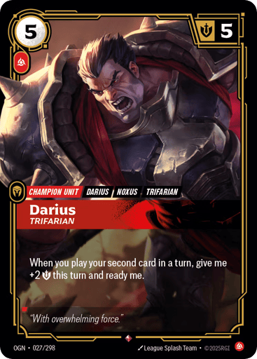 Darius, Trifarian [Origins] (27) foil