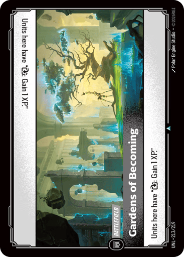 Rules
Units here have "{E}: Gain 1 XP."
Energy
-
Might
-
Domain
Colorless
Rarity
Uncommon
Number
213/219
Artist
Polar Engine Studio
Expansion
Unleashed